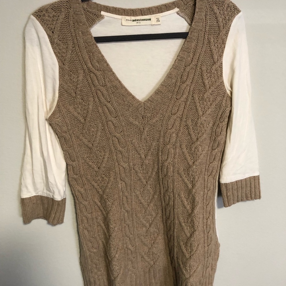 Beige Sweater/Shirt